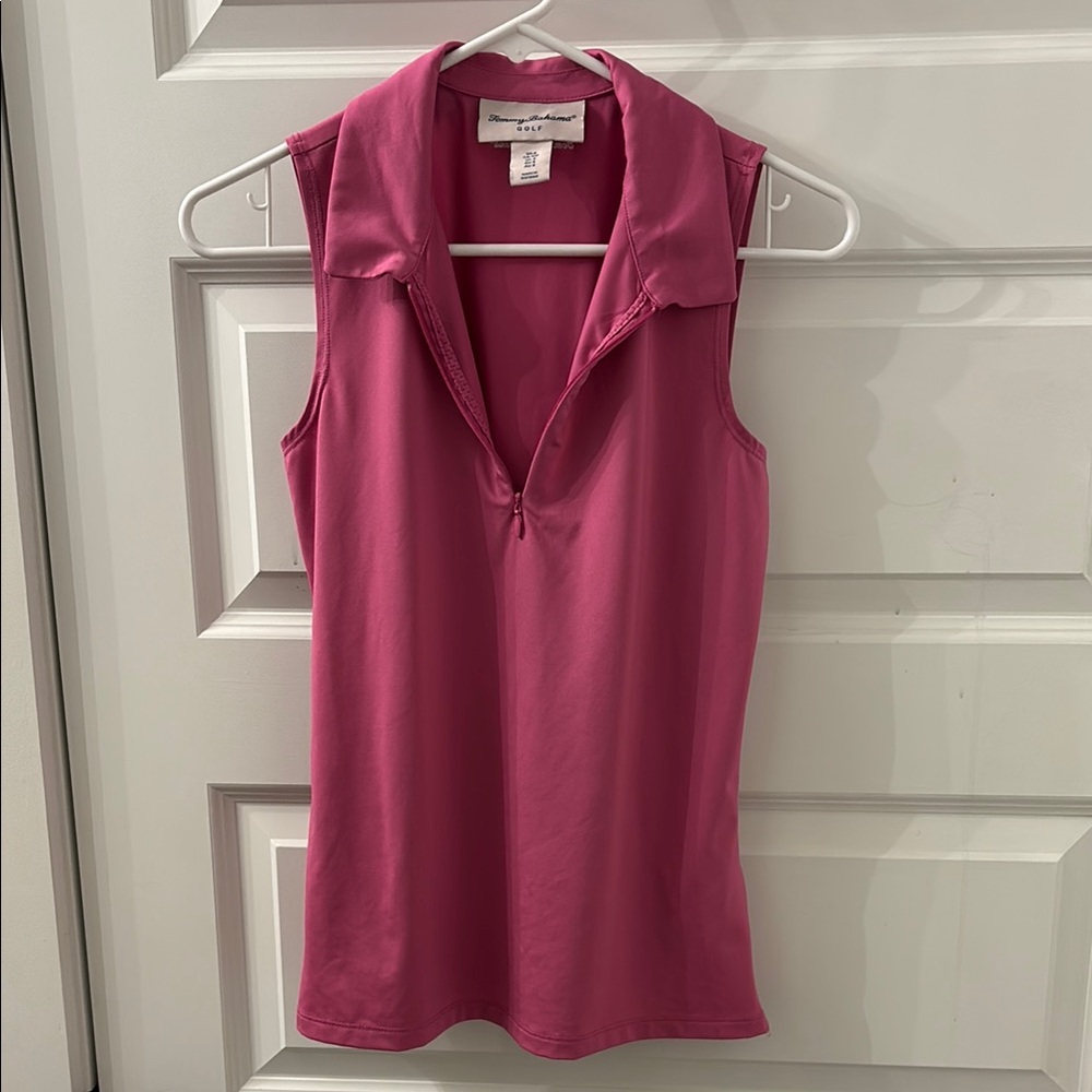 Sleeveless Pink Tommy Bahama Golf Top